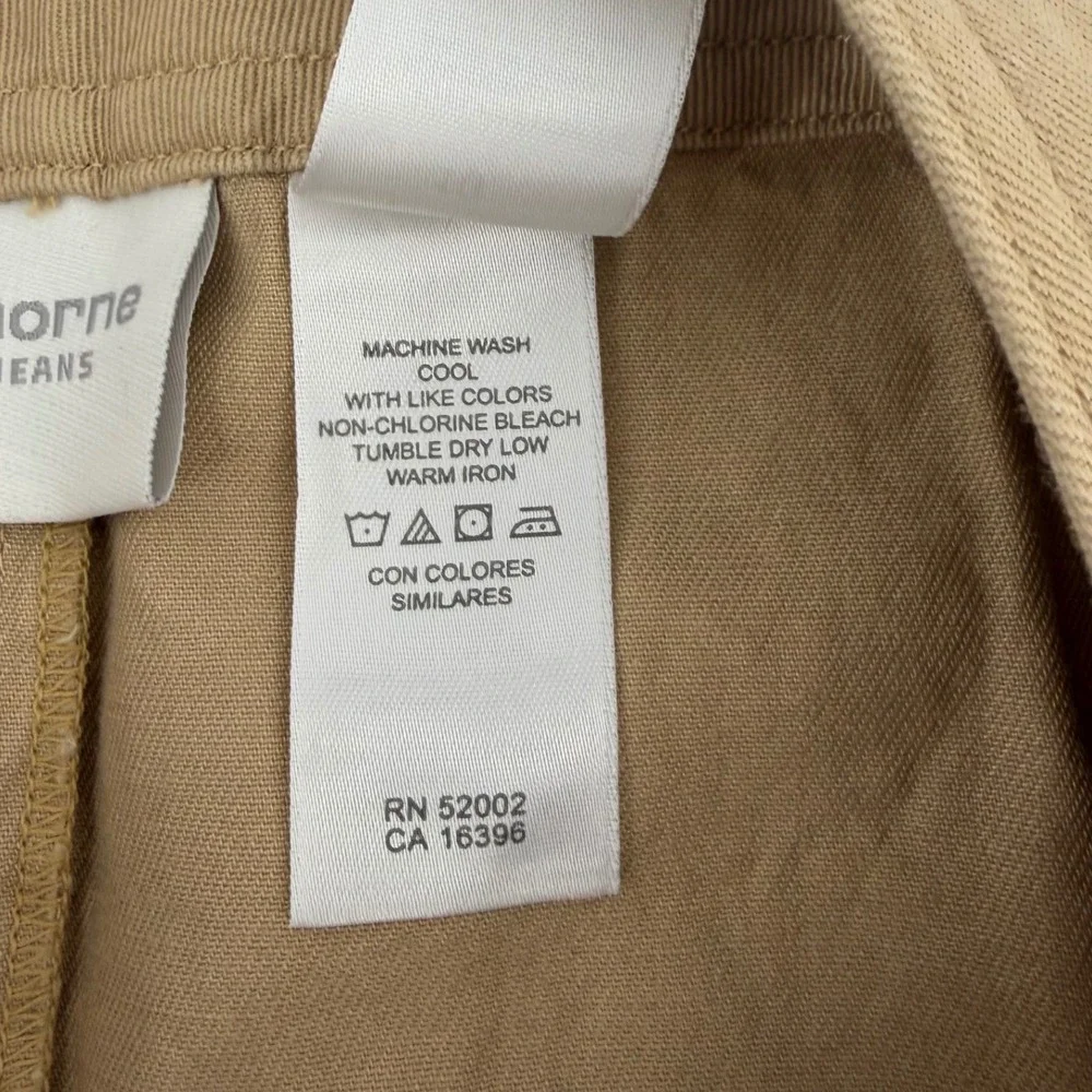 Liz Claiborne Lizwear Jeans Military Appeal Maxi Skirt Tan‎ Women's Size 10